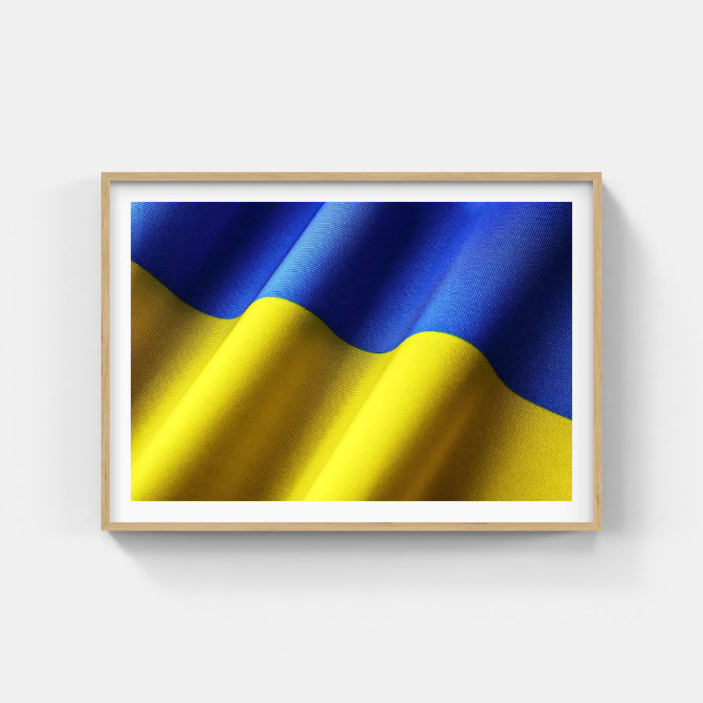 Ukraine Flag poster