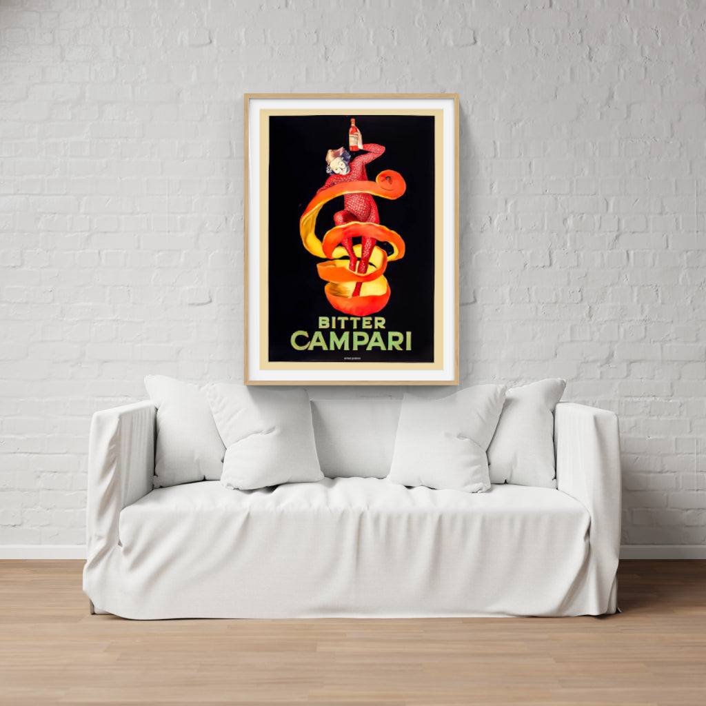 Campari, the fashionable aperitif poster