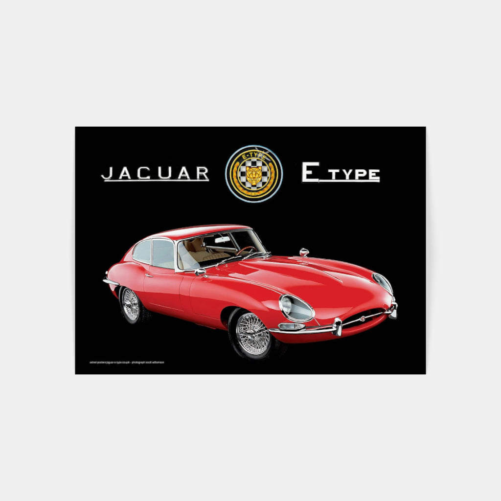 Jaguar E-Type Coupe poster