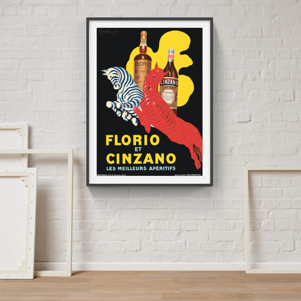 Cinzano et Florio poster