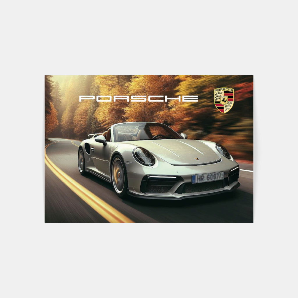 Porsche 911 Cabriolet poster