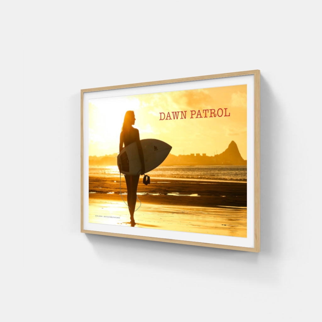 Dawn Patrol surfing poster