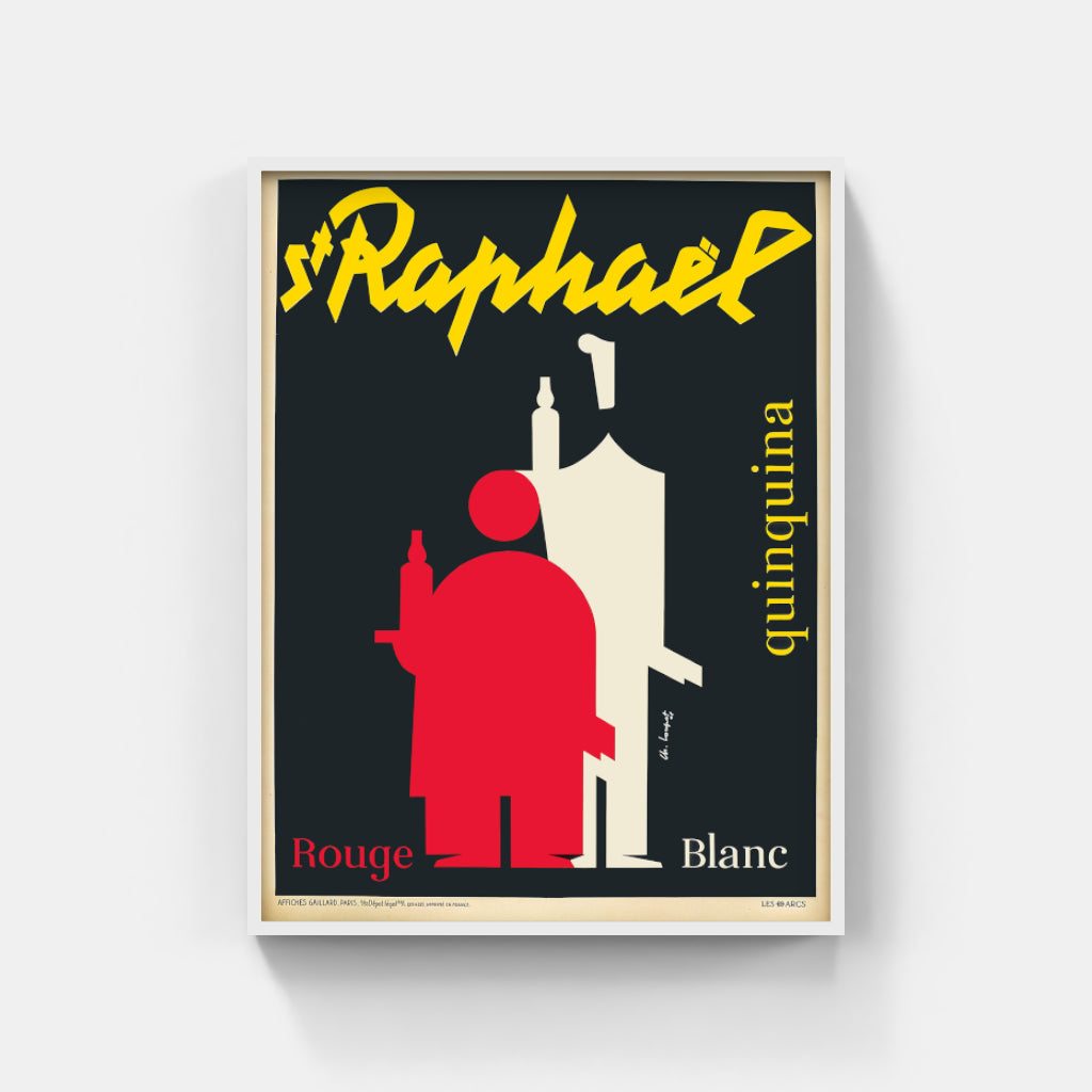 St Raphaël retro poster