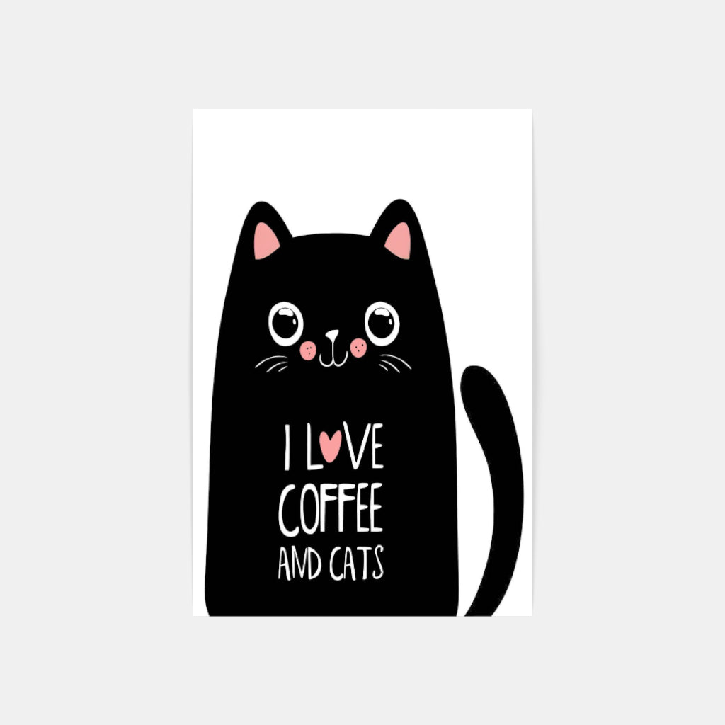 Coffee Cat poster