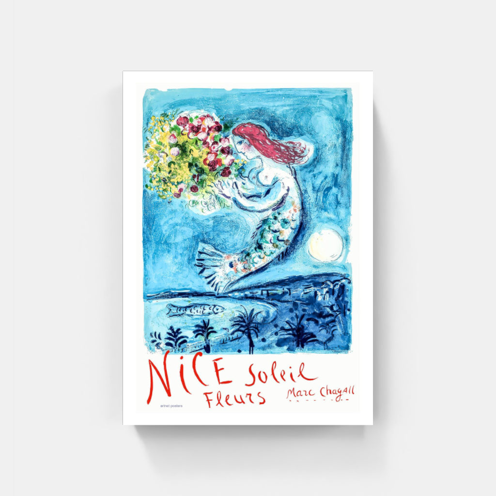 Chagall "Nice Fleurie" poster