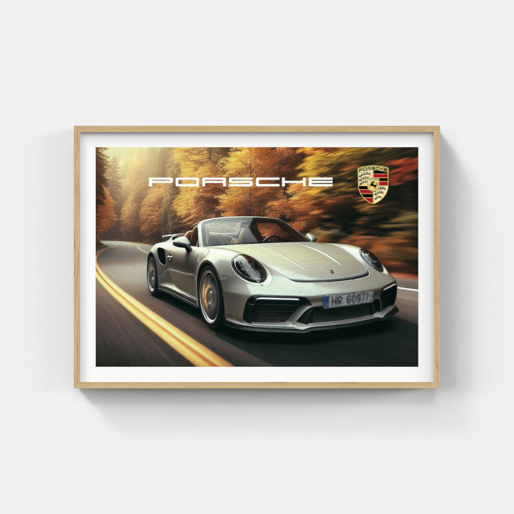 Porsche 911 Cabriolet poster