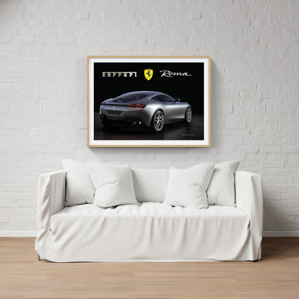 Ferrari Roma poster