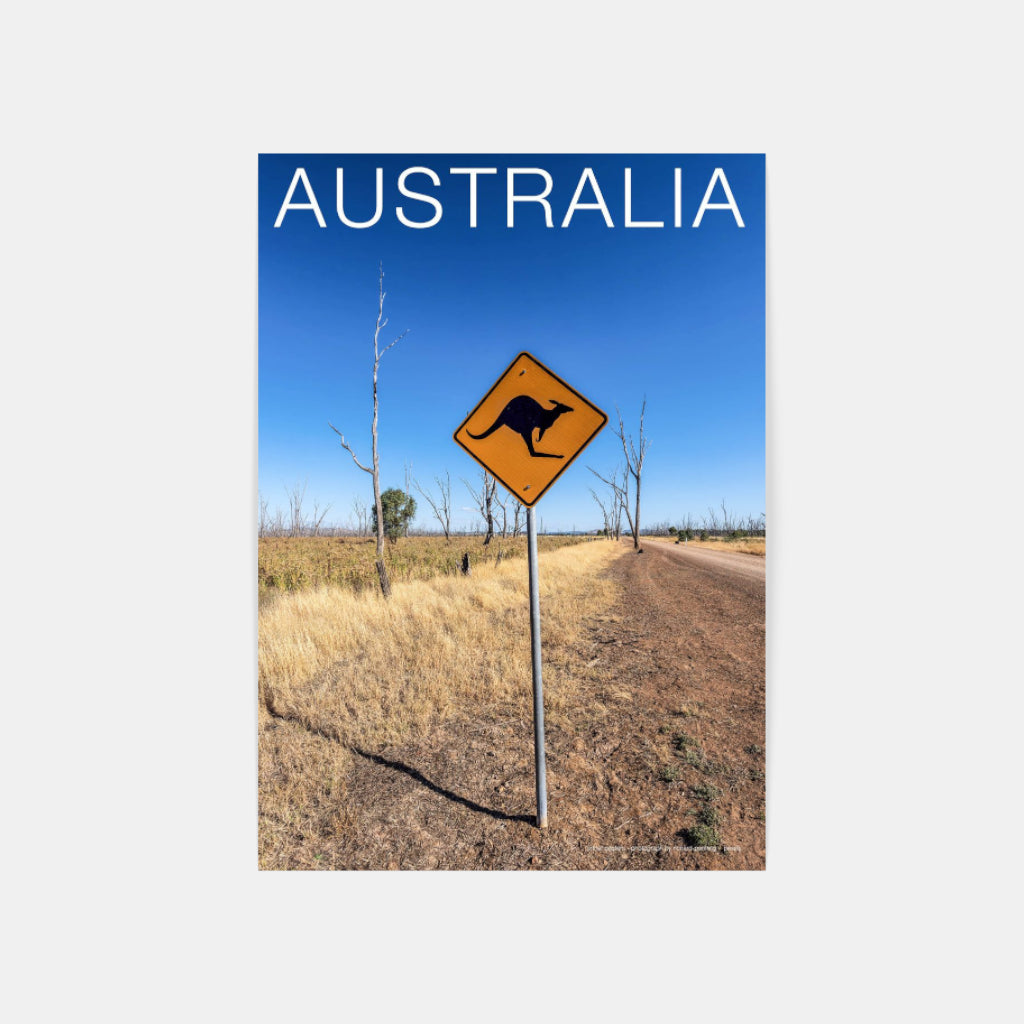 Kangaroos sign poster