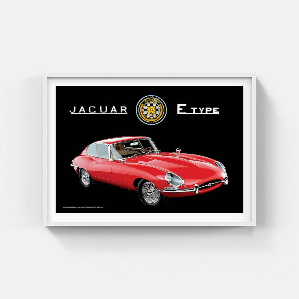 Jaguar E-Type Coupe poster