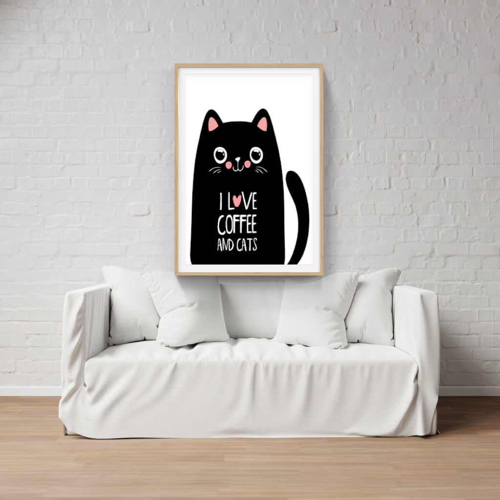 Coffee Cat poster