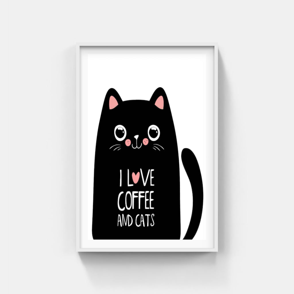 Coffee Cat poster