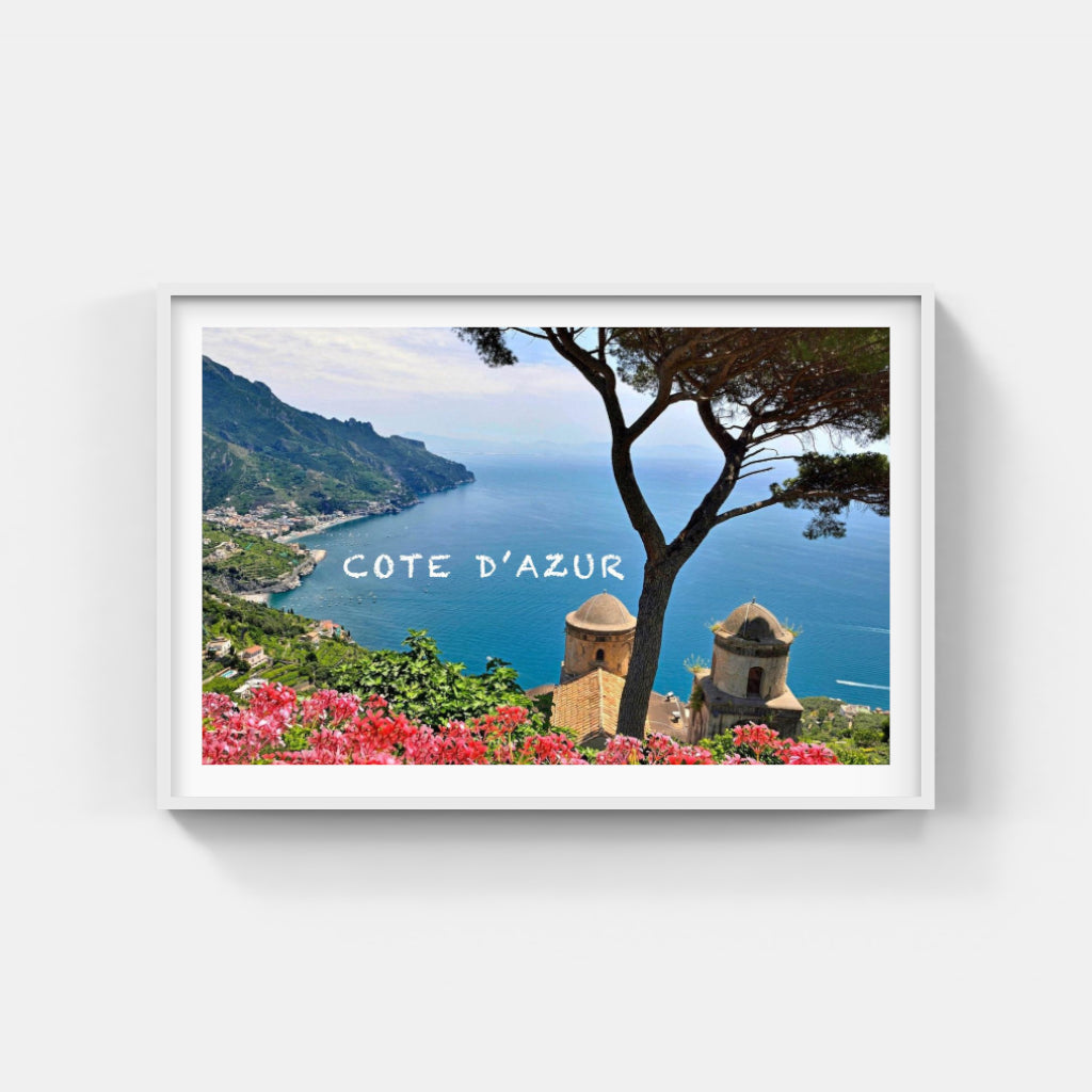 Côte d'Azur poster - Littoral