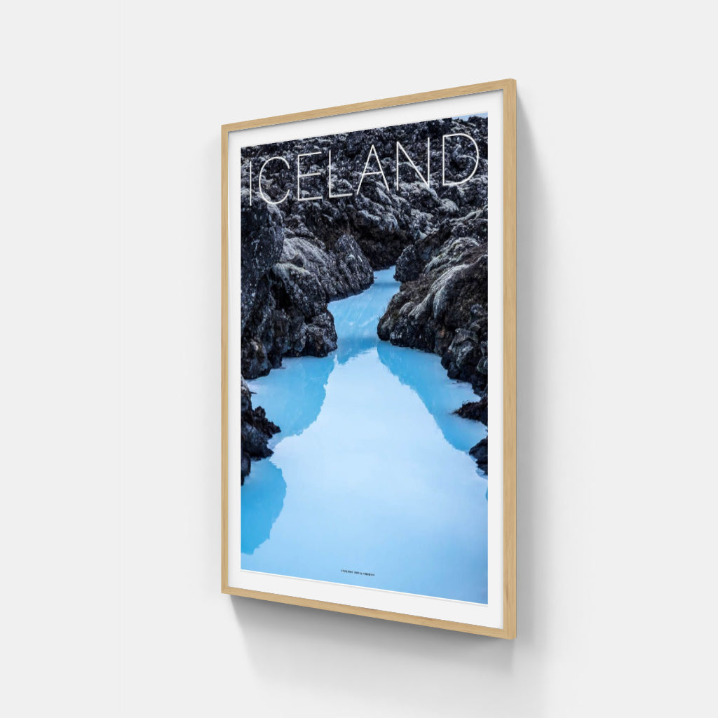 Iceland's Blue Lagoon poster