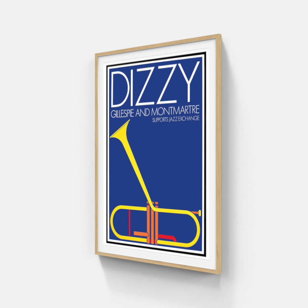 Dizzy at Montmartre poster