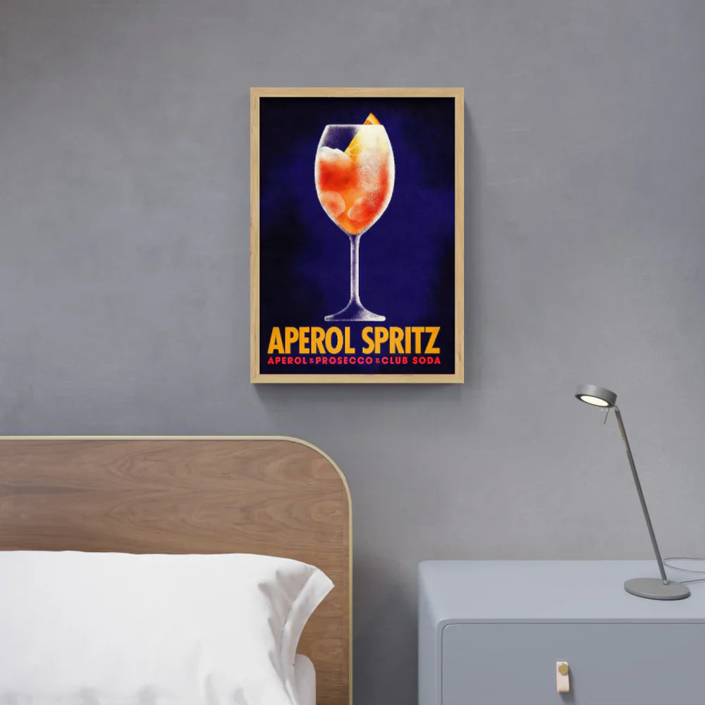 Aperol Spritz retro poster