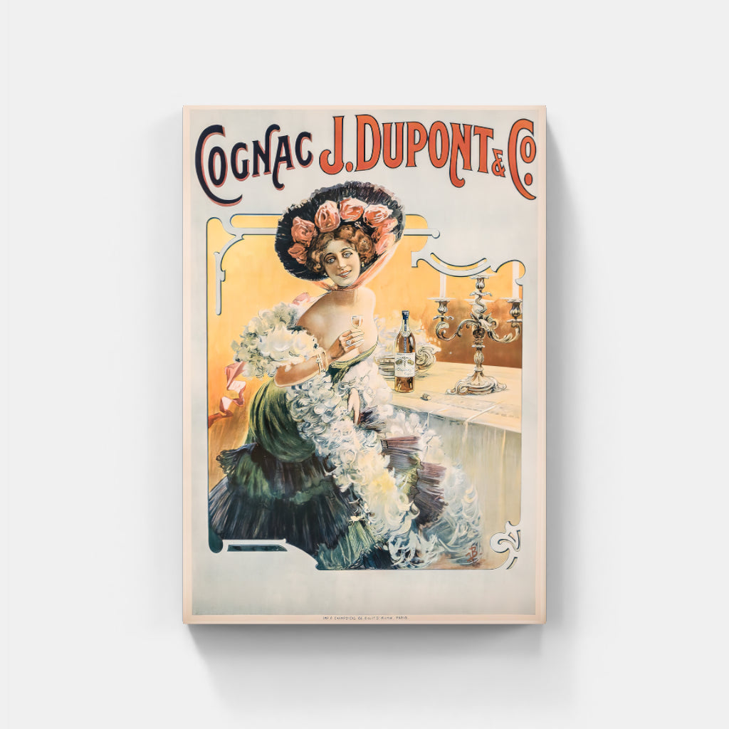 Cognac Dupont retro poster