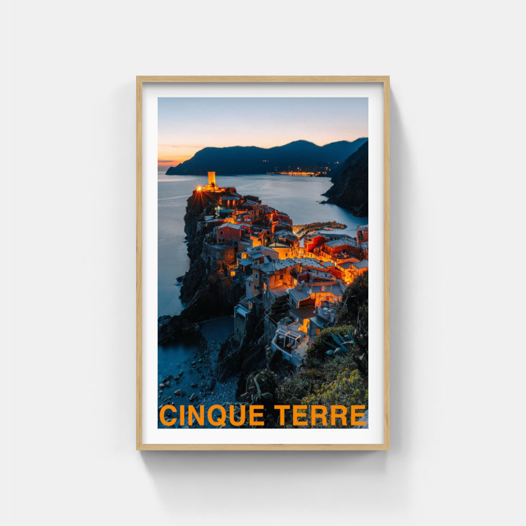 Cinque Terre Italy poster