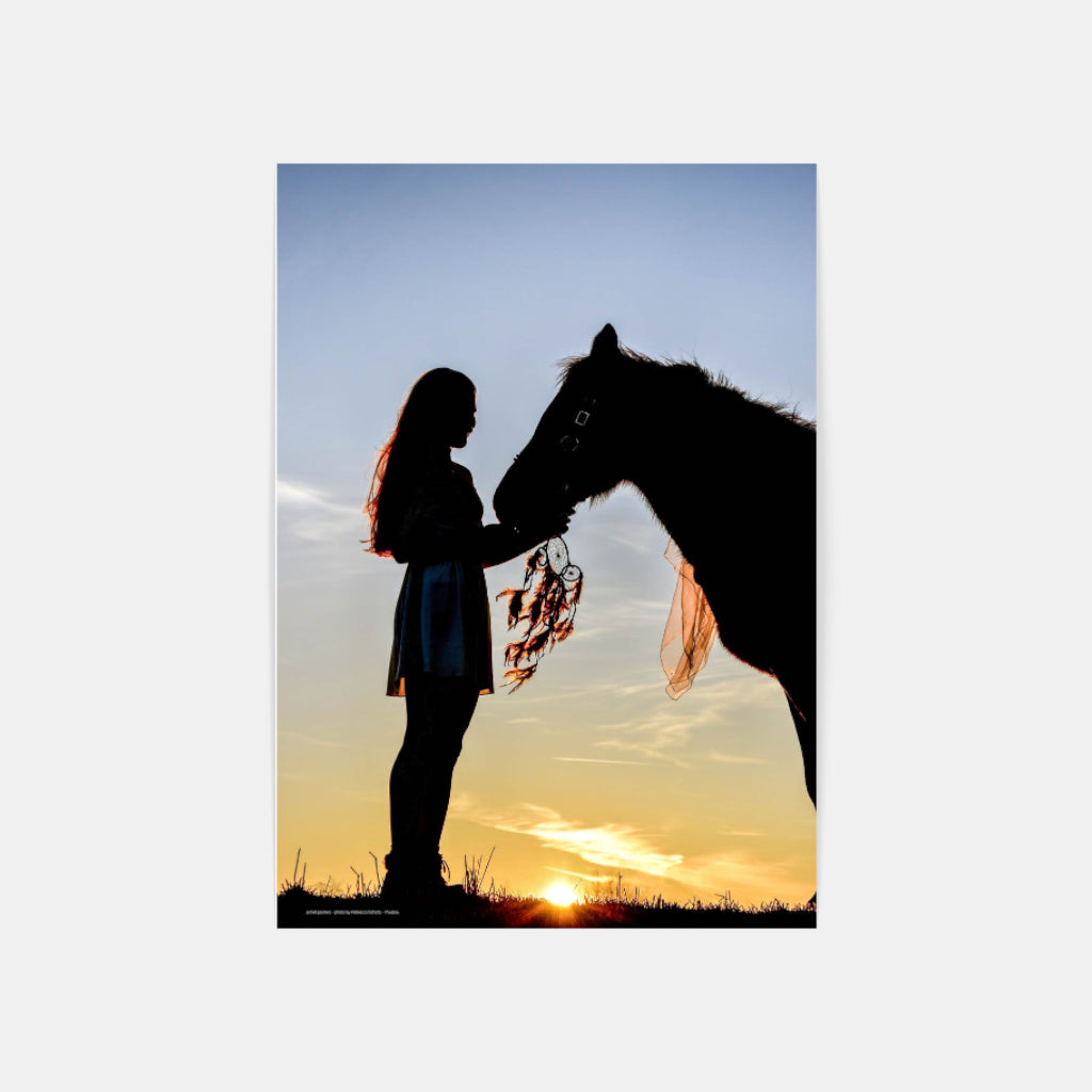 Horse Silhouette poster