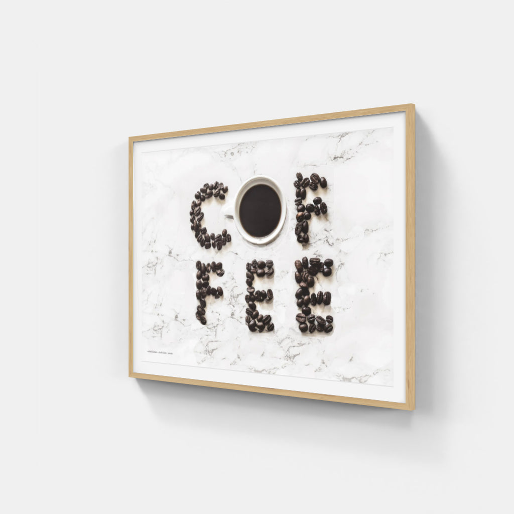 Poetry in Beans - coffee poster