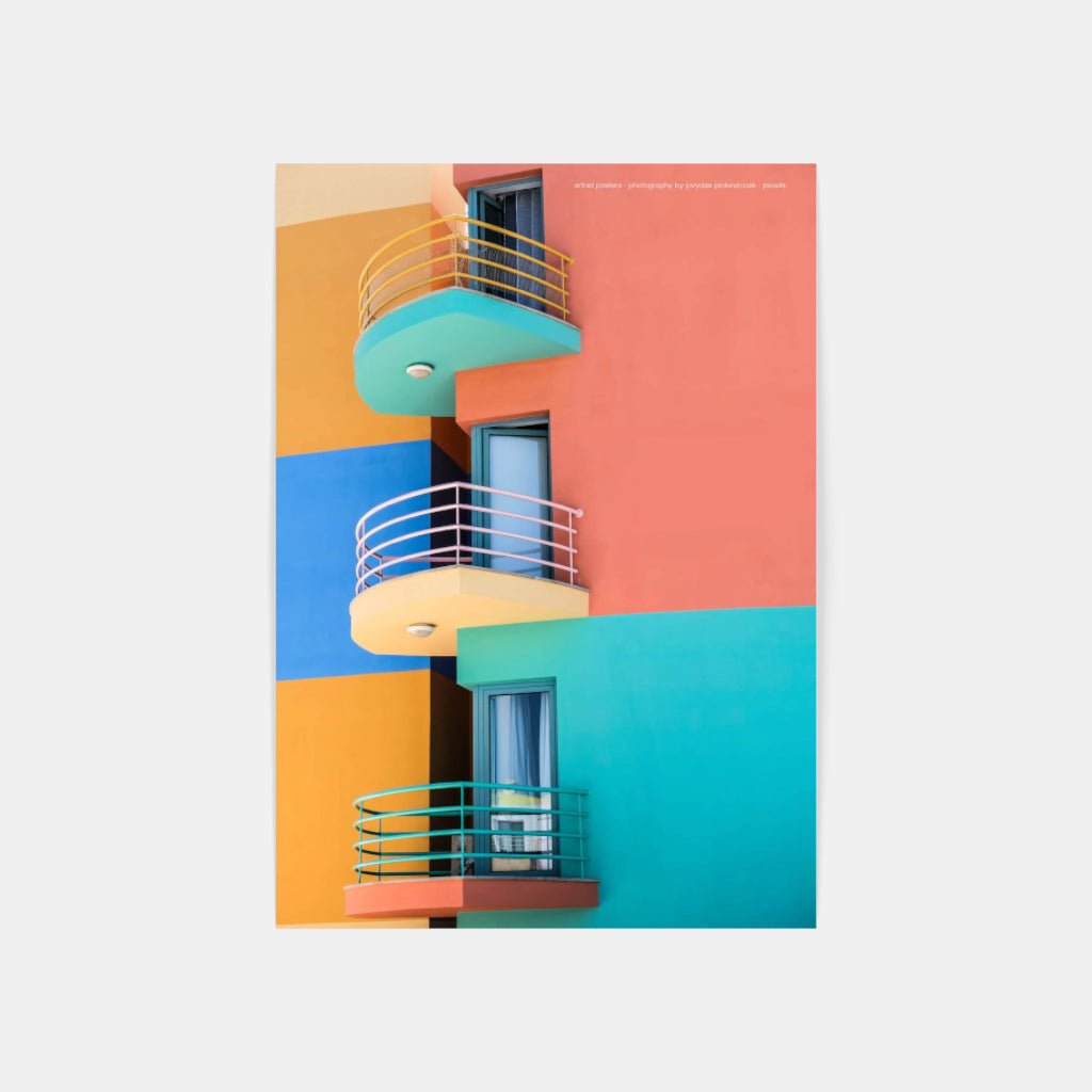 Marina de Albufeira, Portugal - architectural poster