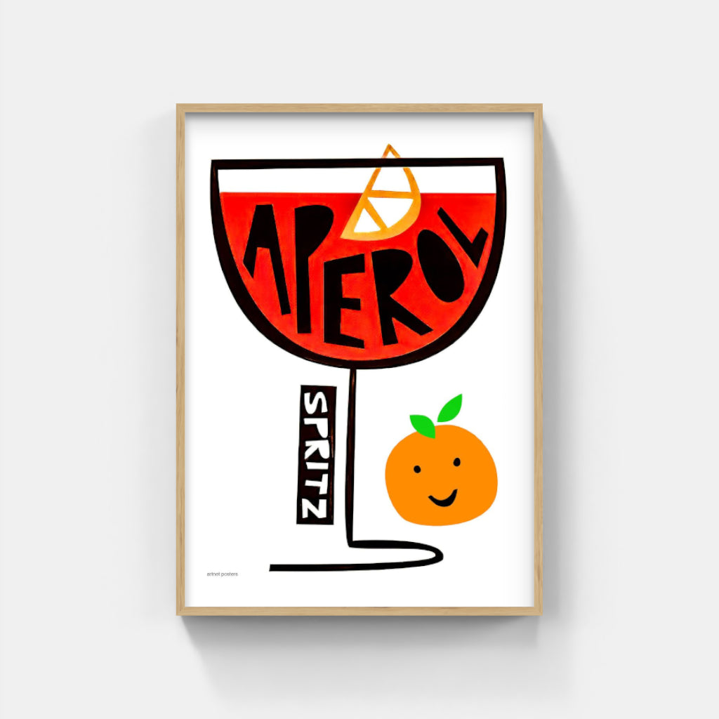 Aperol Spritz retro poster