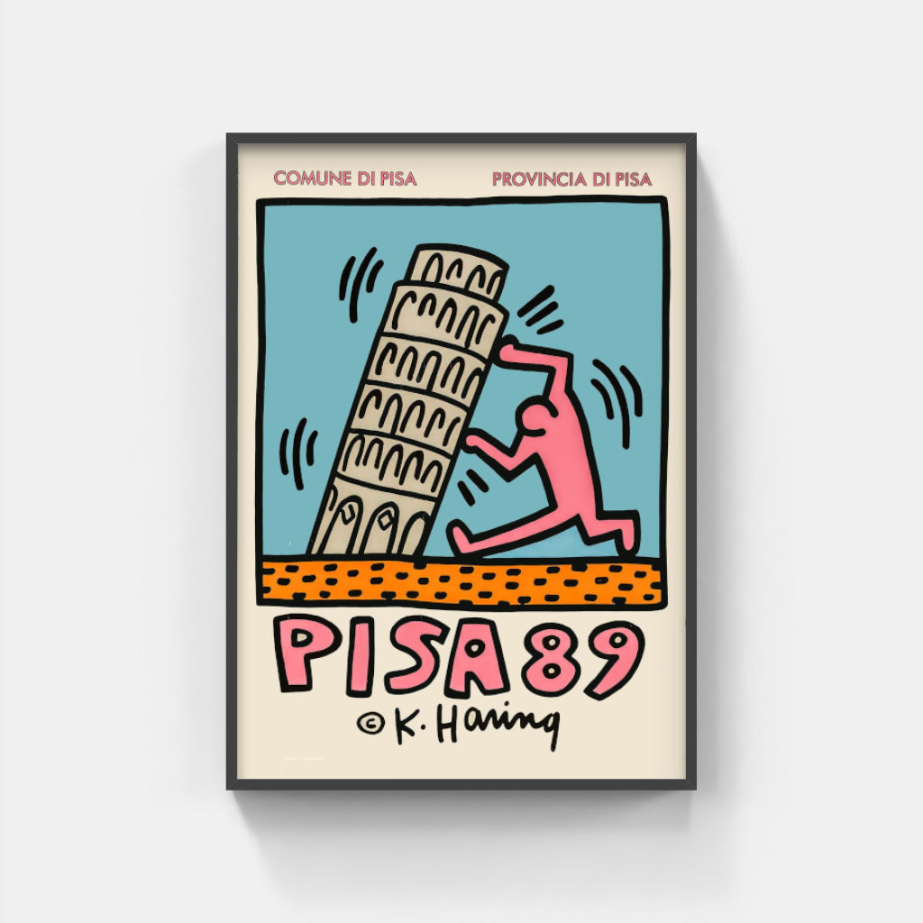 Keith Haring - Pisa poster