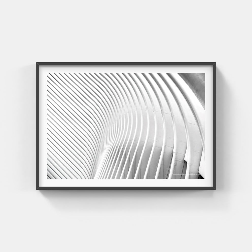 Ahead of the Curve - architectural poster