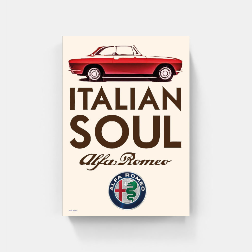 Alfa Romeo GTV car poster