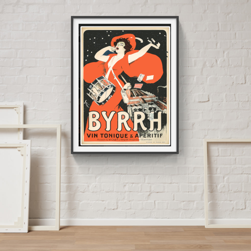 Byrrh apéritif retro poster