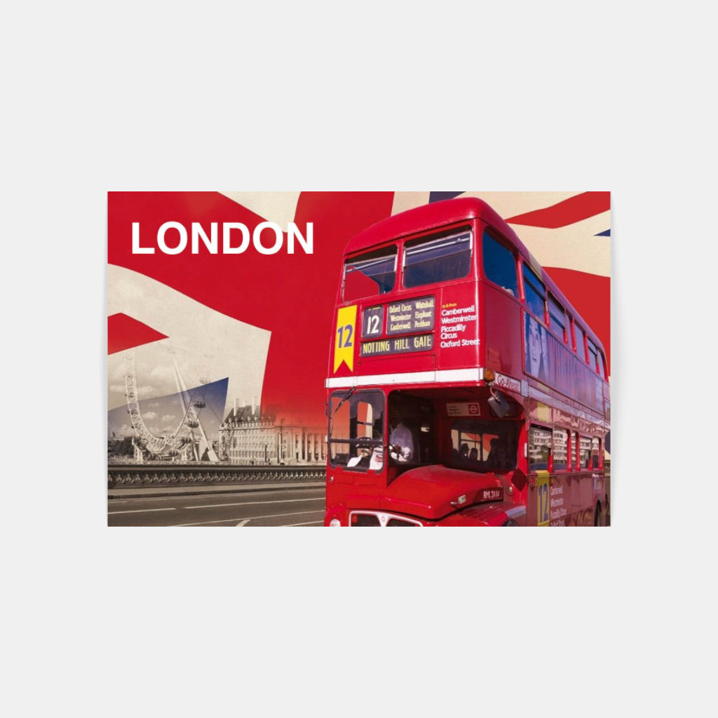 London Bus poster