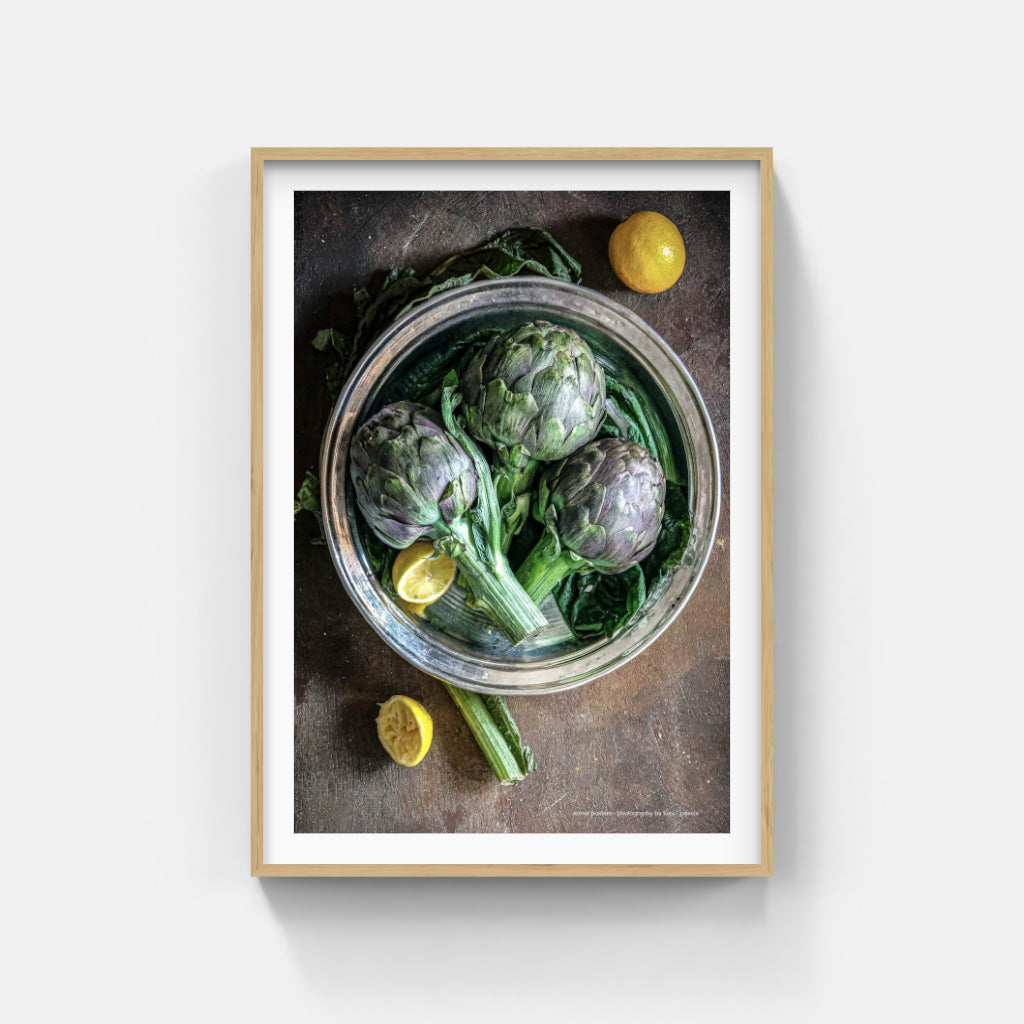 The Artichoke - a delicious spring appetizer poster