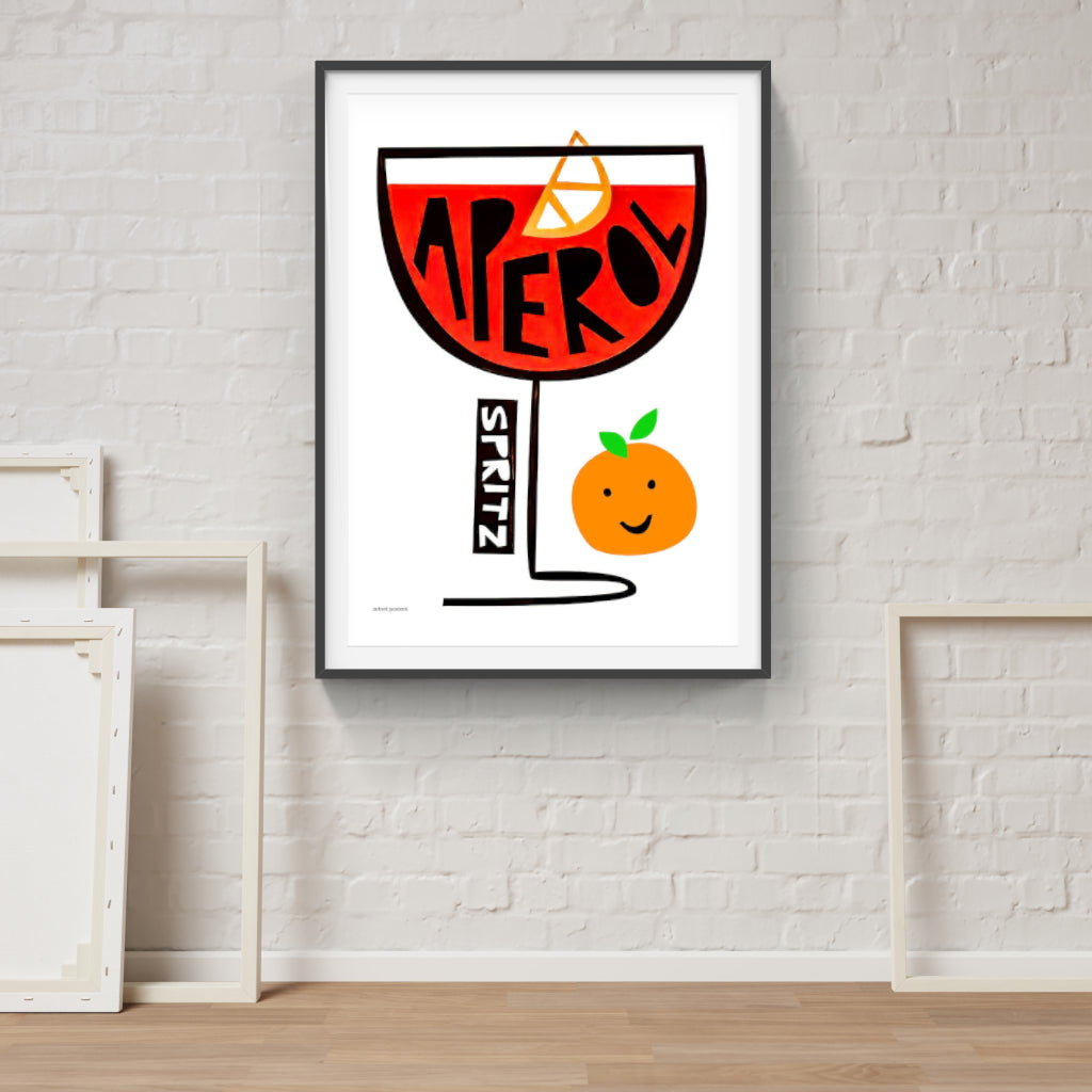 Aperol Spritz retro poster