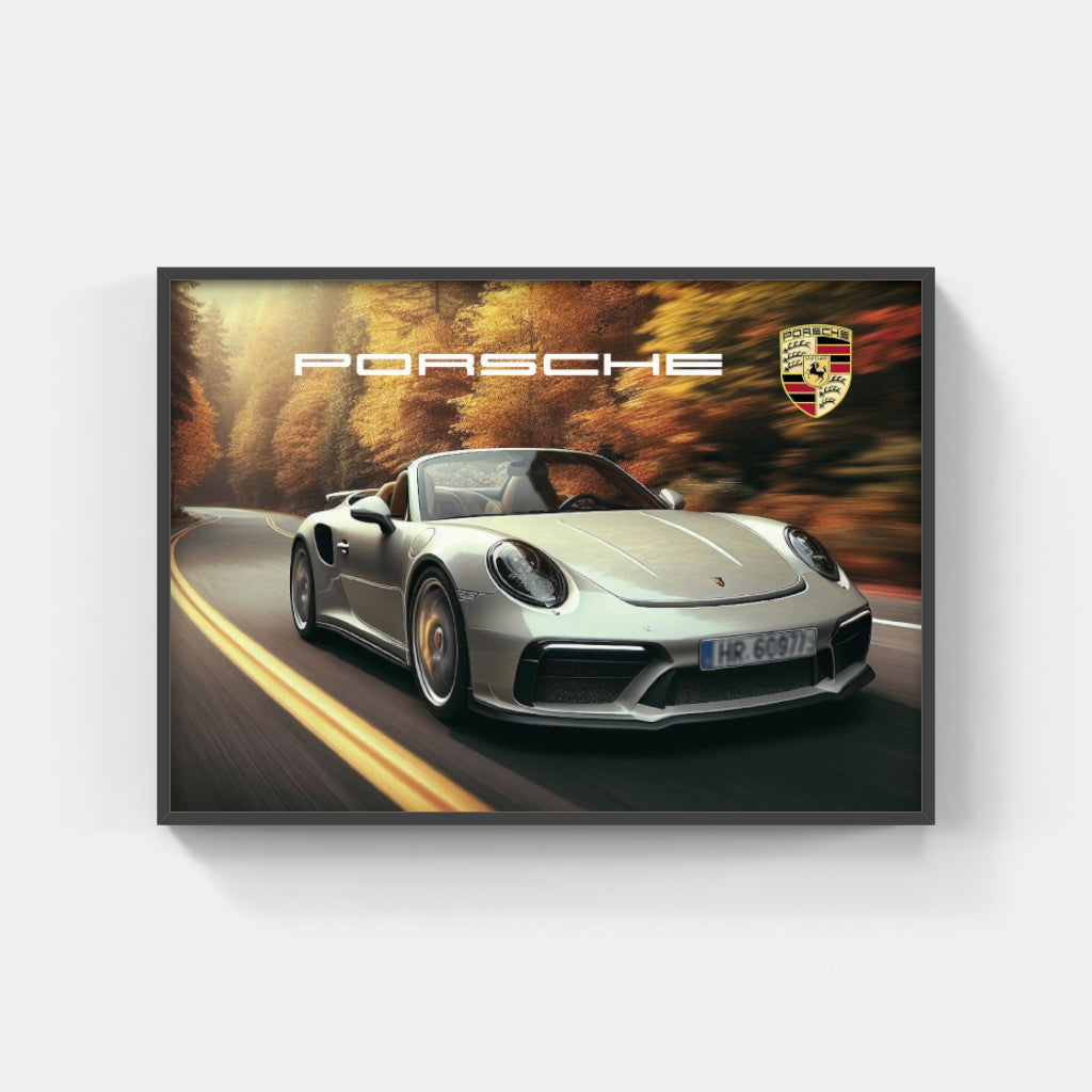 Porsche 911 Cabriolet poster