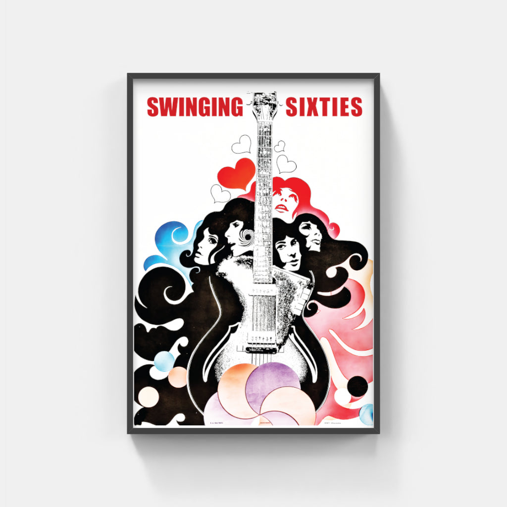 Swinging Sixties retro poster