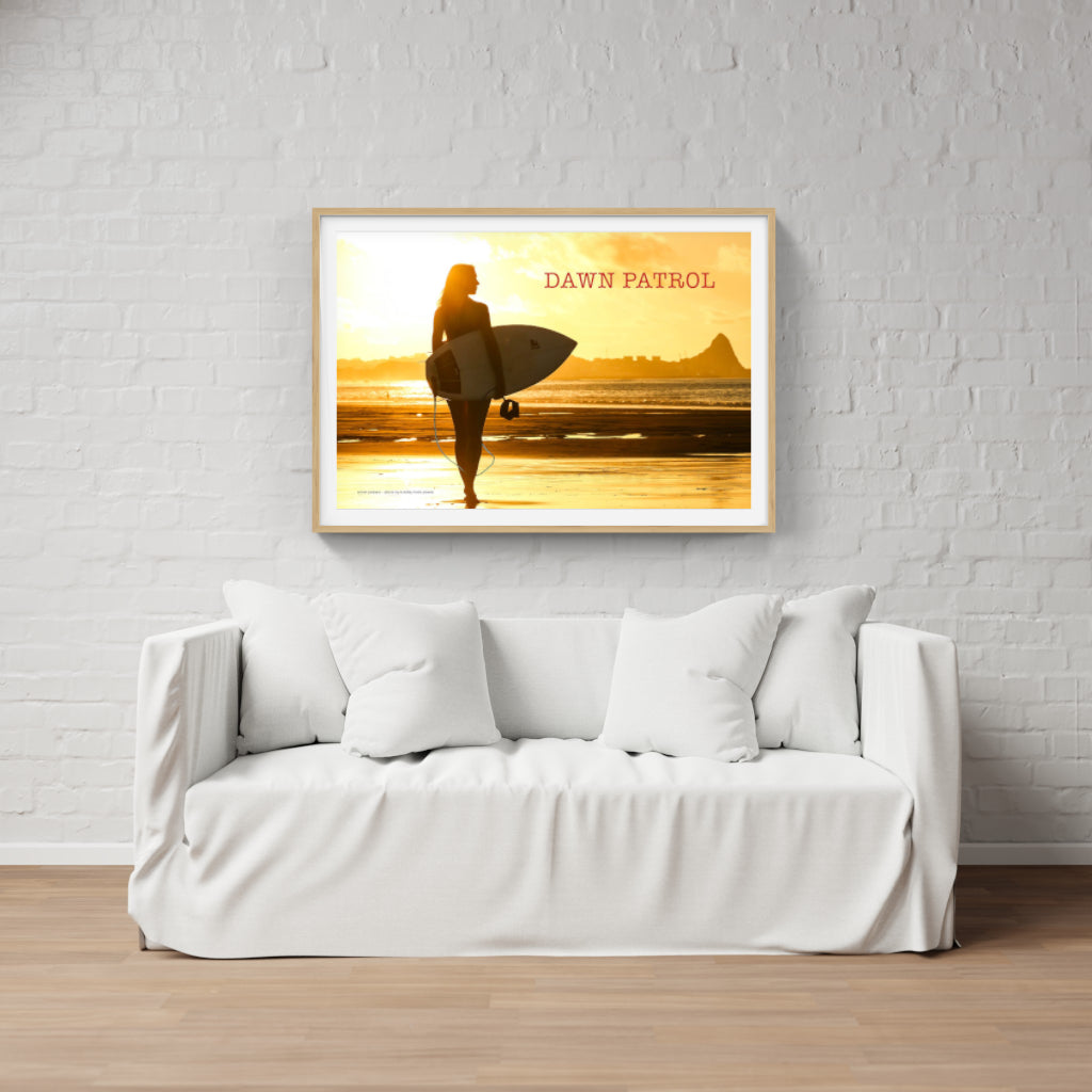 Dawn Patrol surfing poster