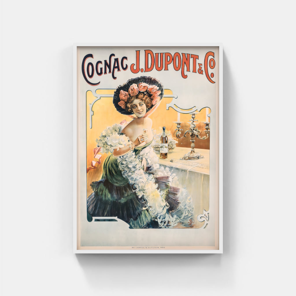 Cognac Dupont retro poster