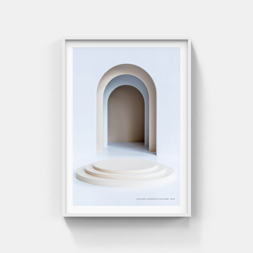 A Symmetry of Arches - architectural poster