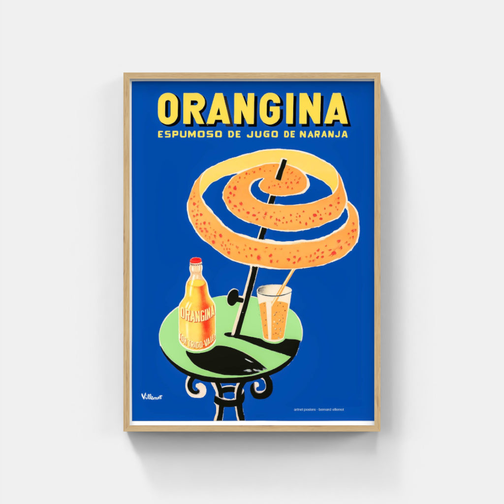 Orangina  - Bernard Villemot poster