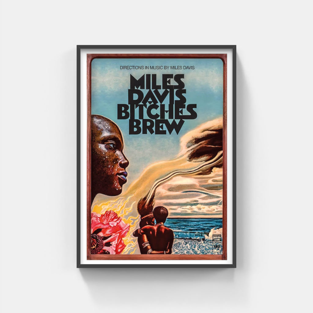 Miles Davis Bitches Brew poster