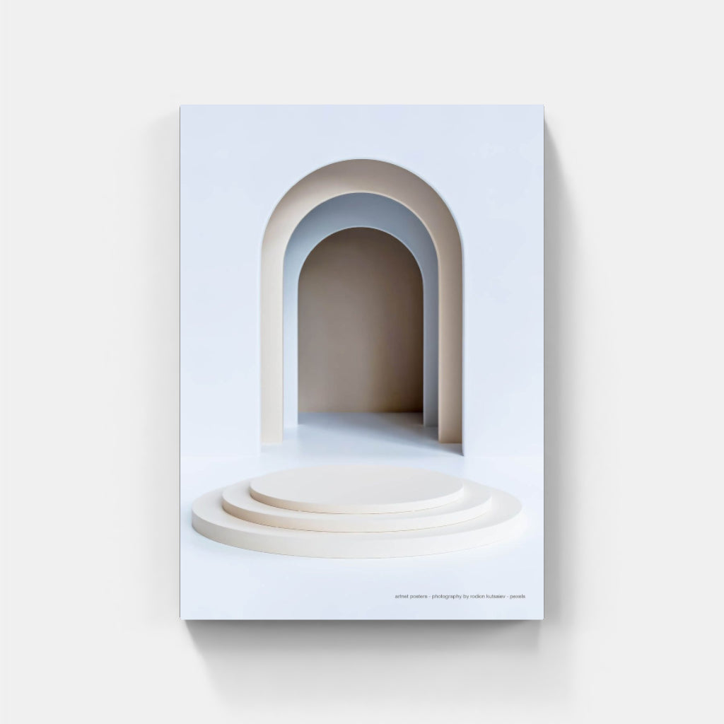 A Symmetry of Arches - architectural poster