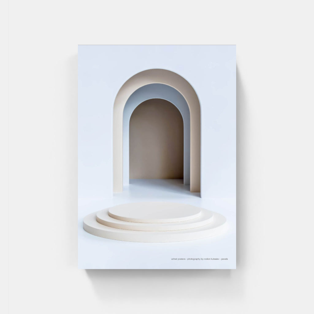 A Symmetry of Arches - architectural poster