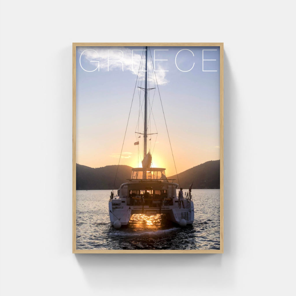 Sailing the Greek Islands poster