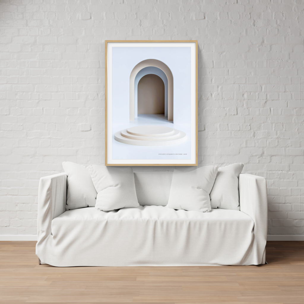 A Symmetry of Arches - architectural poster