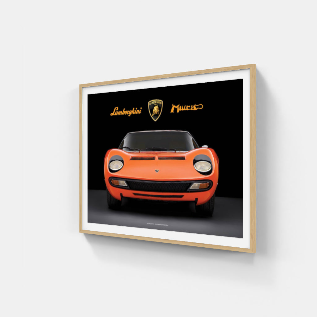 Lamborghini Miura poster