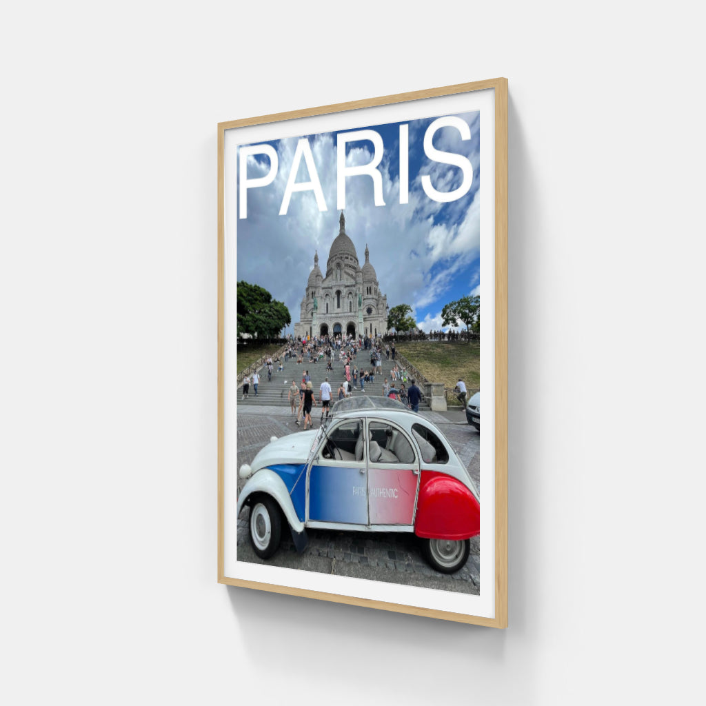 Paris Montmartre poster