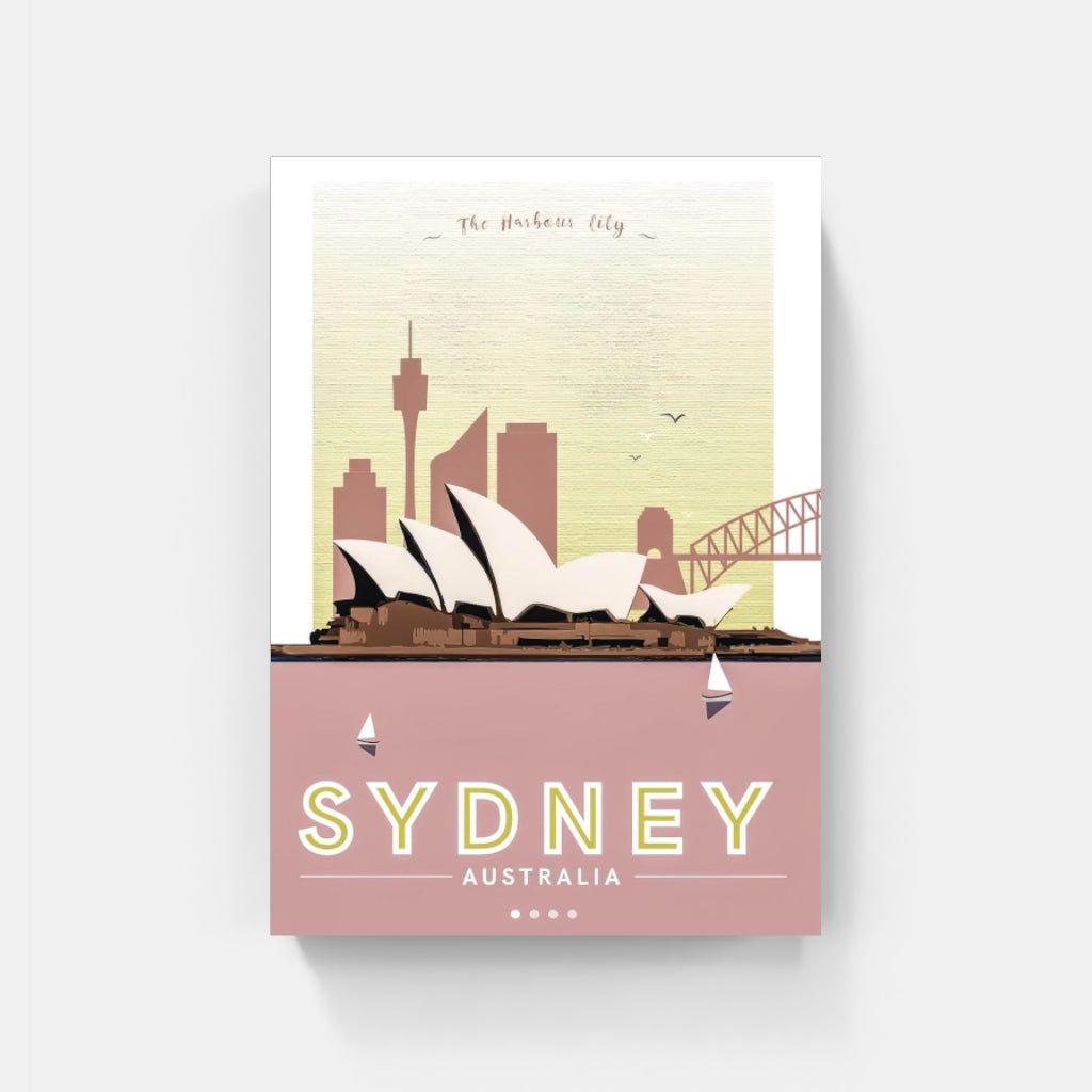 Sydney retro poster