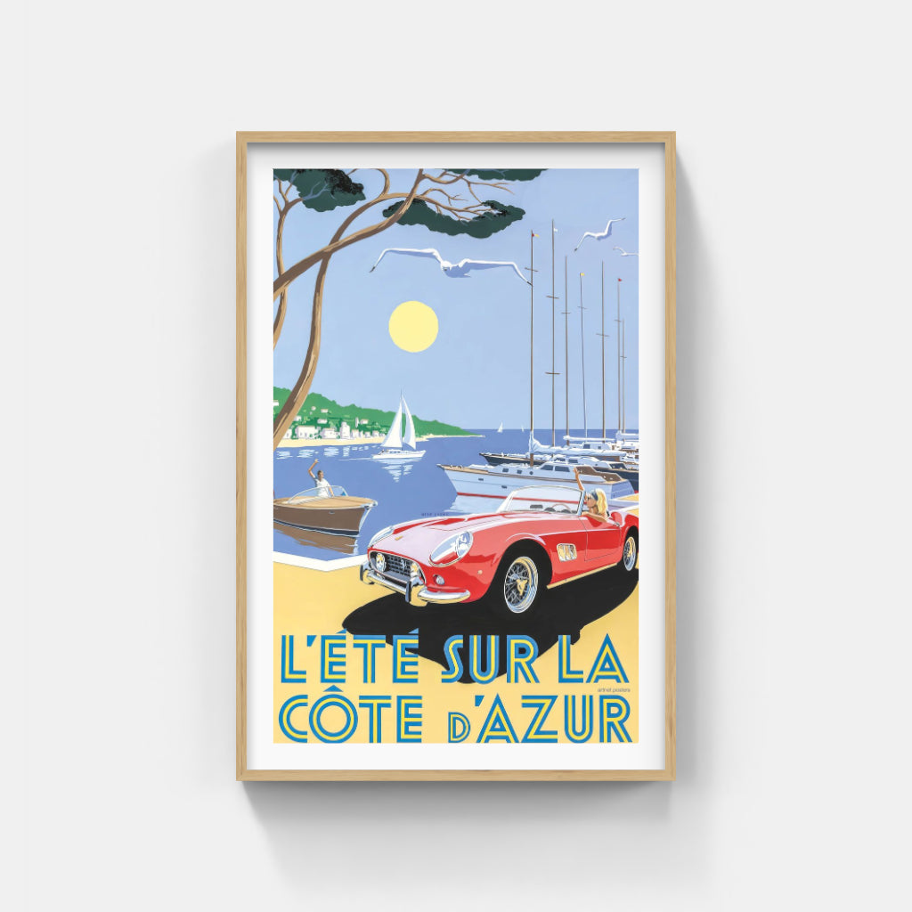 Été sur la Côte d'Azur poster