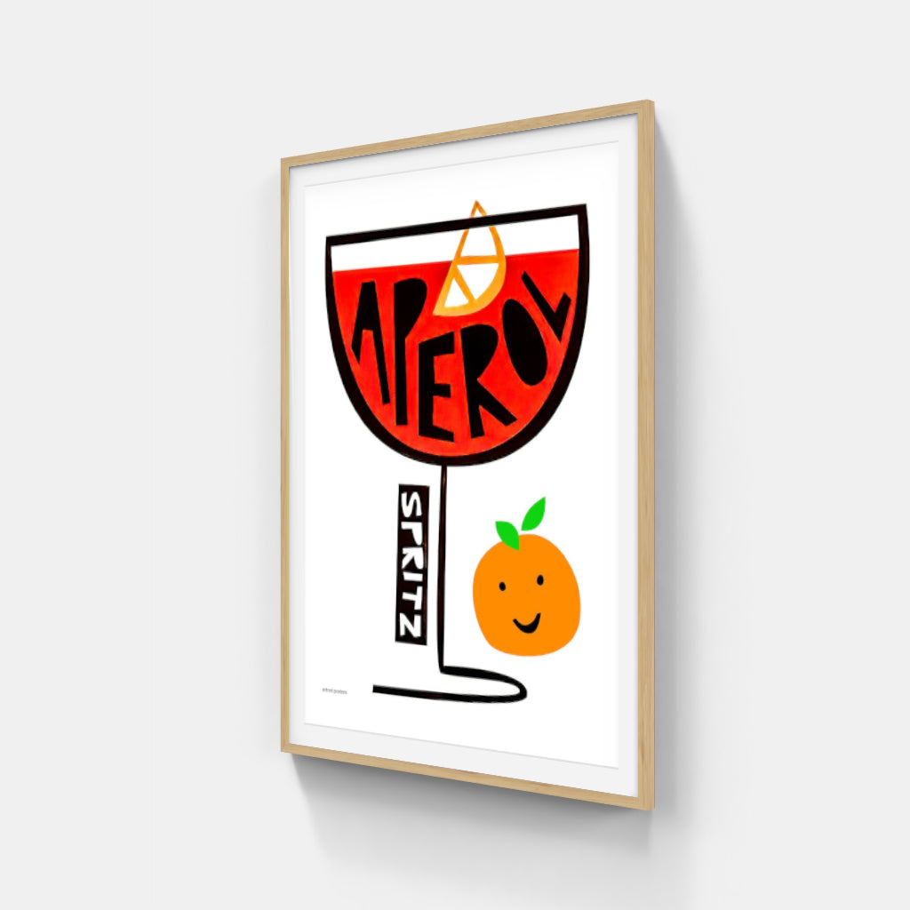 Aperol Spritz retro poster