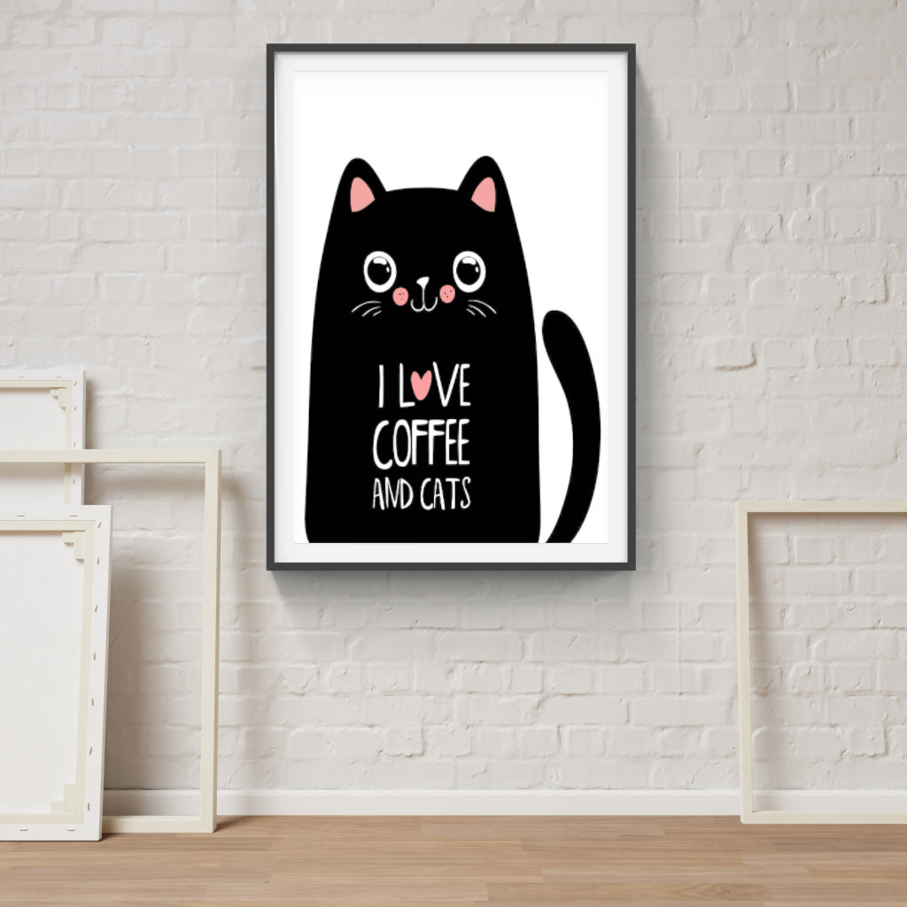 Coffee Cat poster