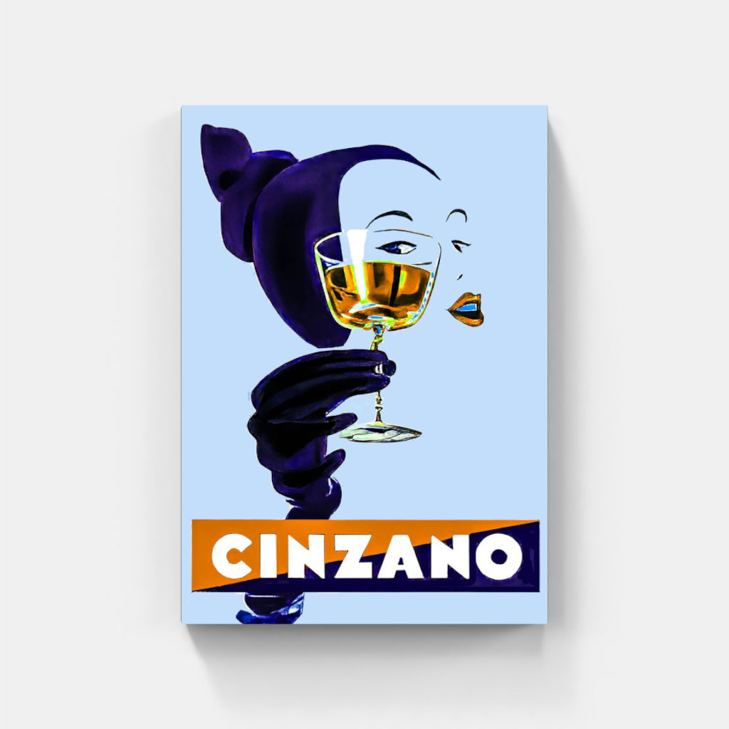 Cinzano Blue Lady poster